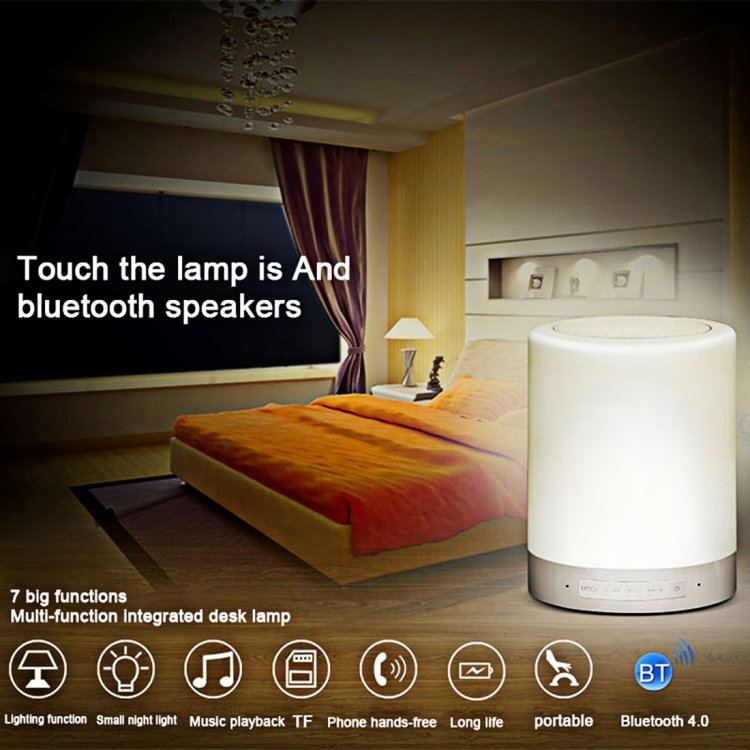 388 Atmosphere Light Bluetooth Speaker Lamp with LED & Handle 16 388 Atmosphere Light Bluetooth Speaker Lamp With Led &Amp; Handle - Image 16