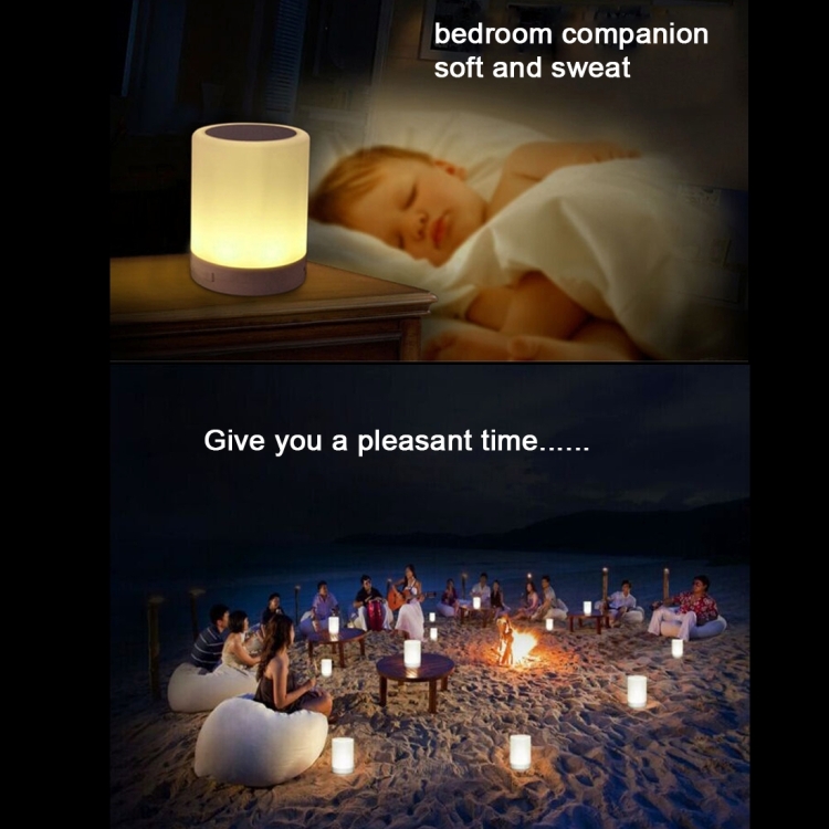 388 Atmosphere Light Bluetooth Speaker Lamp with LED & Handle 9 388 Atmosphere Light Bluetooth Speaker Lamp With Led &Amp; Handle - Image 9