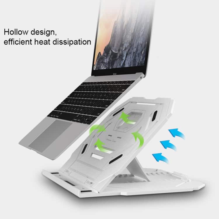 Adjustable Cooling Stand for Notebook & Devices - 10 Levels, Hollow Design 6 Adjustable Cooling Stand For Notebook &Amp; Devices - 10 Levels, Hollow Design - Image 6