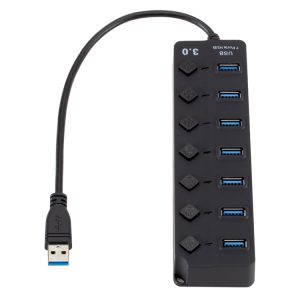 Ultimate 7-Port USB 3.0 Hub for PC & Laptop - High-Speed Data Expansion