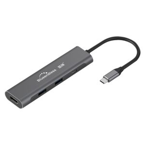 Blueendless 4-In-1 Type-C to HDMI + PD + Dual USB 3.0 HUB Dock