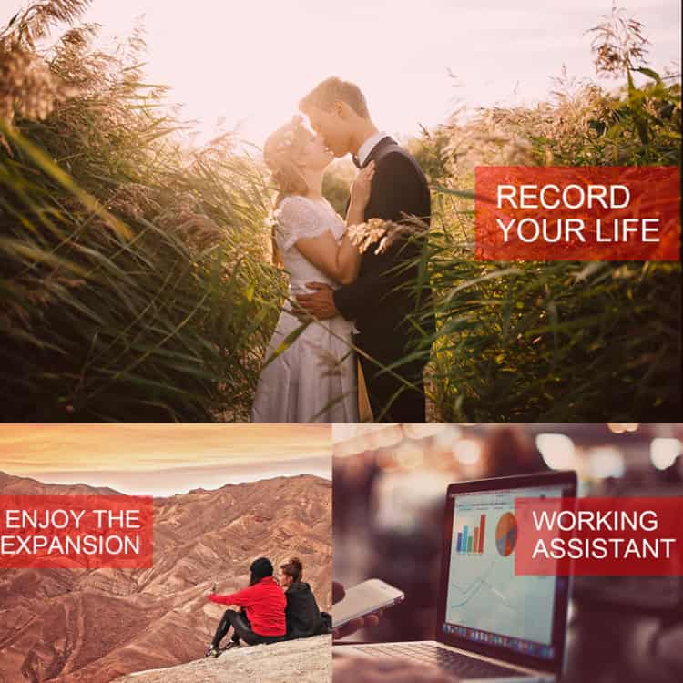 32GB Red & Black Micro SD Memory Card - High Performance U1 Class - Reliable Data Storage 12 Lush Outdoor Wedding Scene With A Couple Embracing In A Golden Field At Sunset, Capturing Romantic Moments And Life Memories.