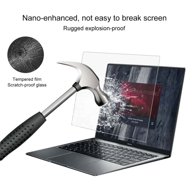 Huawei MateBook X Pro 13.9" Tempered Glass Screen Protector - 0.4mm 9H Hardness 3 Huawei Matebook X Pro 13.9&Quot; Tempered Glass Screen Protector - 0.4Mm 9H Hardness - Image 3