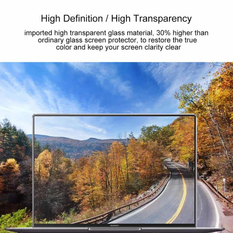 Huawei MateBook X Pro 13.9" Tempered Glass Screen Protector - 0.4mm 9H Hardness 5 Huawei Matebook X Pro 13.9&Quot; Tempered Glass Screen Protector - 0.4Mm 9H Hardness - Image 5