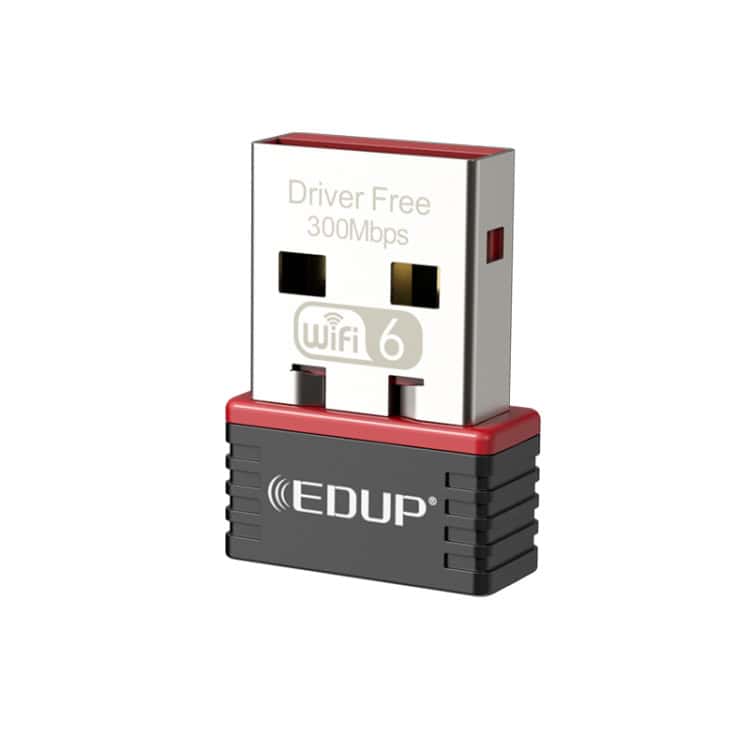EDUP EP-AX300 300Mbps WiFi6 USB Network Adapter - Free Drive Installation 1 Edup Ep-Ax300 300Mbps Wifi6 Usb Network Adapter - Free Drive Installation