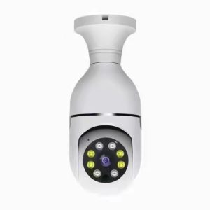 High-tech security camera with night vision and 360-degree rotation for surveillance and monitoring. Perfect for premises security, home, and business surveillance solutions.