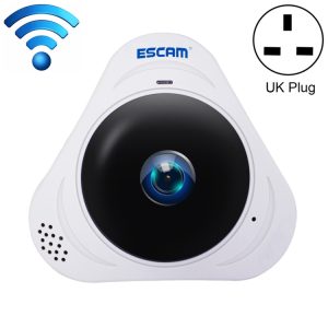 Wireless security camera with UK plug, HD lens, motion detection, and remote access for home surveillance. Perfect for monitoring indoor and outdoor areas via Wi-Fi connection.