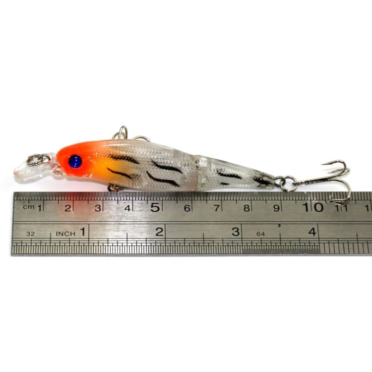 HENGJIA JM010-X 6# 8.8cm 7.4g 2-Section Plastic Hard Baits Fishing Lures - Treble Hook 4 Hengjia Jm010-X 6# 8.8Cm 7.4G 2-Section Plastic Hard Baits Fishing Lures - Treble Hook - Image 4