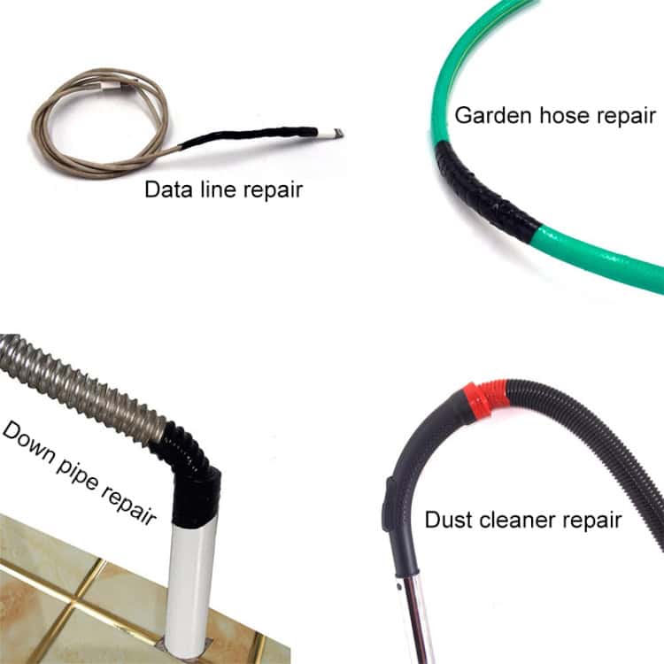 1.5M Waterproof Silicone Tape - High Temp Resistant, Multi-function 8 Data Line Repair Wire For Electronic Devices And Factory Repair Solutions.