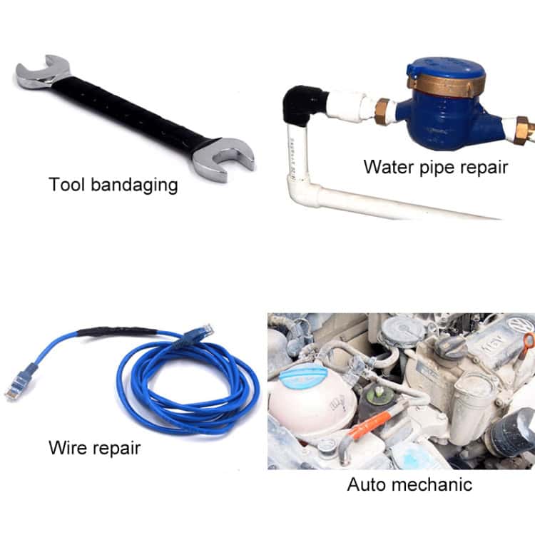 1.5M Waterproof Silicone Tape - High Temp Resistant, Multi-function 9 Tool Bandaging For Plumbing Repairs And Maintenance.