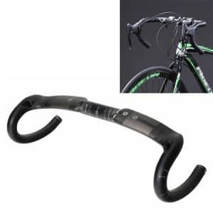 TOSEEK Carbon Fiber Road Bike Handlebar, 440mm, UD Matte Texture