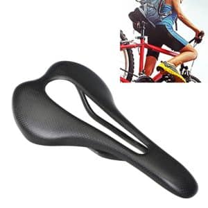TOSEEK Carbon Fiber Road Bike Saddle, 3K Texture + Extinction - Lightweight & Durable