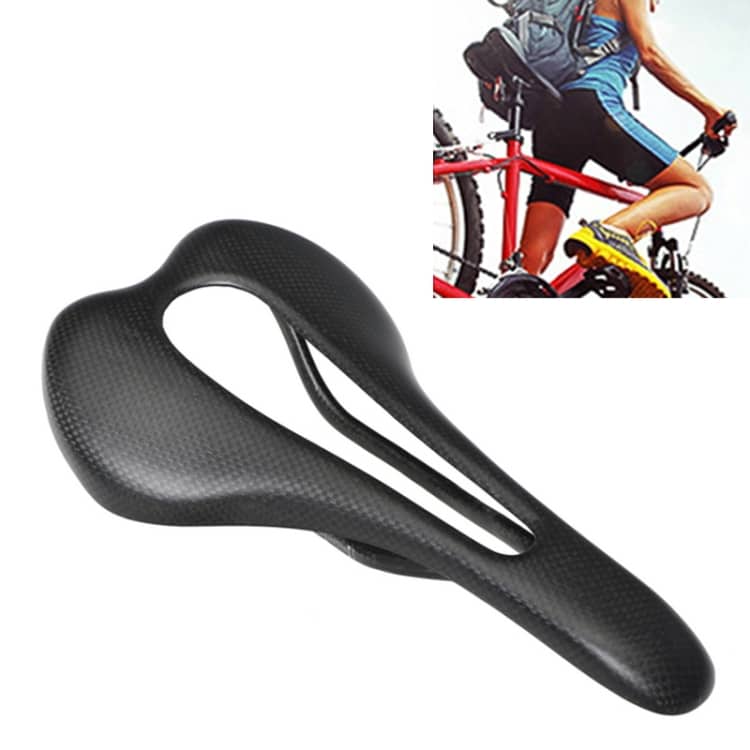 TOSEEK Carbon Fiber Road Bike Saddle, 3K Texture + Extinction - Lightweight & Durable 1 Toseek Carbon Fiber Road Bike Saddle, 3K Texture + Extinction - Lightweight &Amp; Durable