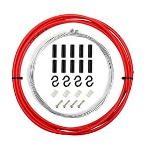 Universal 7 in 1 PVC Bicycle Cable Set for Variable Speeds - Fits All Bikes