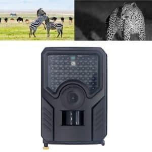 PR-200B Wide Angle Lens Trail Camera, 12MP 1080P HD, Waterproof, PIR 10-15m