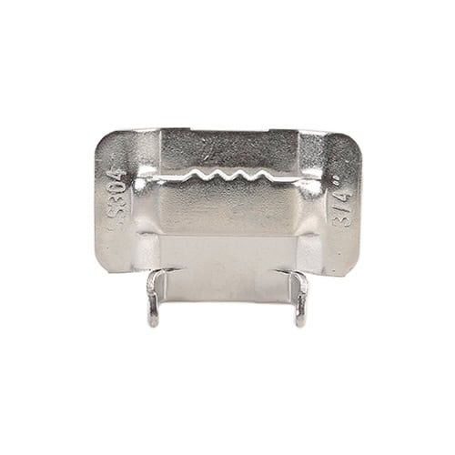 100 PCS 19.05mm Stainless Steel Cable Tie Lock Type Bundle Buckle 3 Metal Zigzag Fuse Clip For Electrical Connection, Used In Circuit Protection And High-Current Applications. Durable And Corrosion-Resistant Fuse Holder Component.