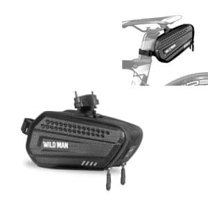 WILD MAN ES7 Rainproof 1.2L Bicycle Bag - Top Tube Cycling Bag