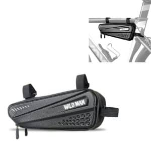 WILD MAN ES4 1.2L Rainproof Bicycle Frame Bag - Hard Triangle Bag