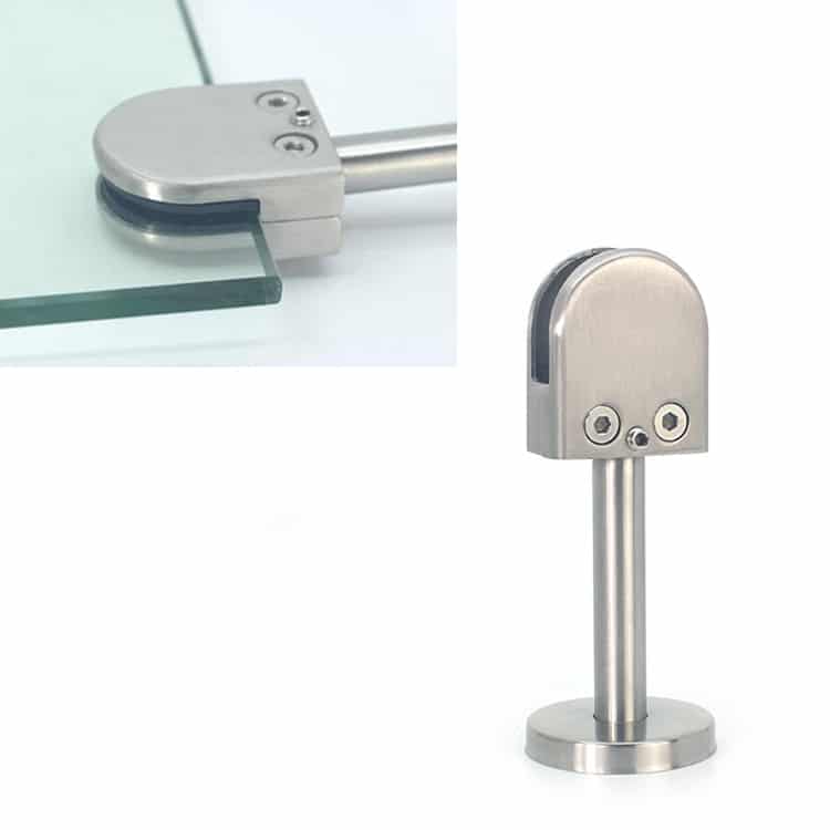 201 Stainless Steel Glass Fish Mouth Support Rod Clip for 14x60mm Rod 1 201 Stainless Steel Glass Fish Mouth Support Rod Clip For 14X60Mm Rod