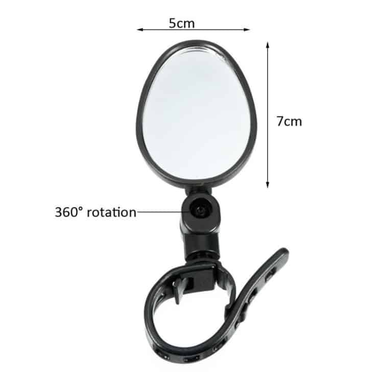360 Degree Rotation Silicone Rearview Bicycle Mirror for Quick Release 2 360 Degree Rotation Silicone Rearview Bicycle Mirror For Quick Release - Image 2