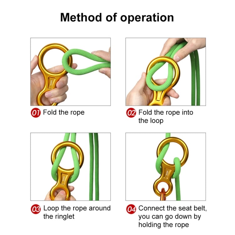 Black Climbing Rescue Figure 8 Descender - Rappelling & Belay Device for Safety 4 Black Climbing Rescue Figure 8 Descender - Rappelling &Amp; Belay Device For Safety - Image 4