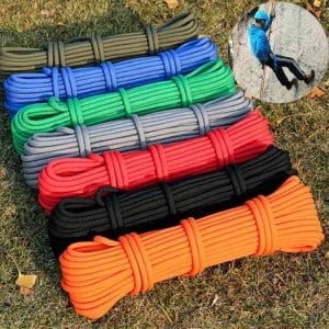 High Strength 6mm 20m Safety Rope for Outdoor Climbing, Random Color