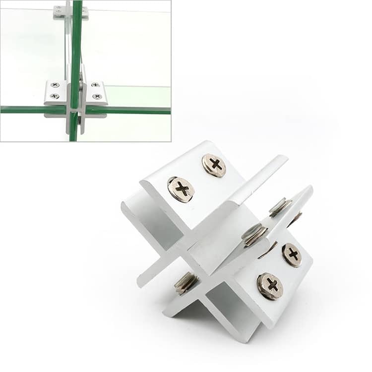 Aluminum Alloy Glass Clamp for 8-10mm Glass Partition Fixing • Durable & Secure 1 Aluminum Alloy Glass Clamp For 8-10Mm Glass Partition Fixing • Durable &Amp; Secure