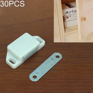 30 PCS Medium Plastic Magnetic Cupboard Door Suction Home Accessories