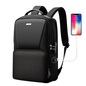 Bopai Business Travel Waterproof Backpack 30x15x44cm - Stylish & Secure