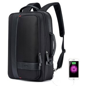 Bopai Large Capacity Laptop Backpack with USB - Business Casual & Functional