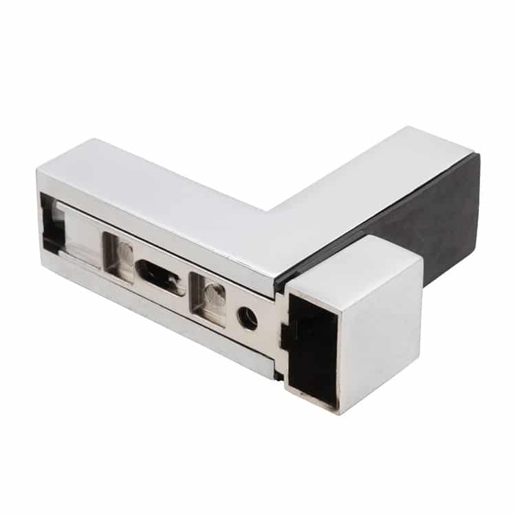 24mm Brushed Zinc Alloy Clip for Glass & Wood Layers - Sturdy F Type Bracket 3 24Mm Brushed Zinc Alloy Clip For Glass &Amp; Wood Layers - Sturdy F Type Bracket - Image 3