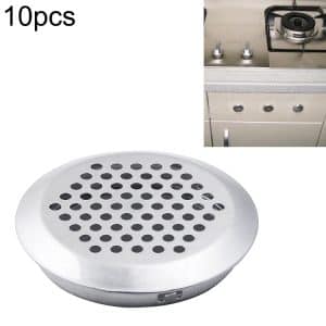 10pcs 25mm Stainless Steel Cabinet Round Air Vent Louvered Grille Cover