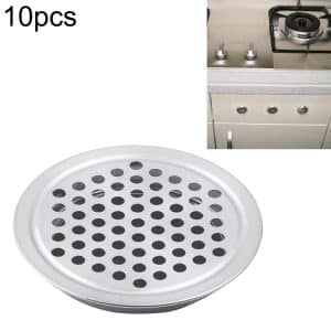 10pcs 29mm Stainless Steel Round Air Vent Louvered Grille Cover Vents