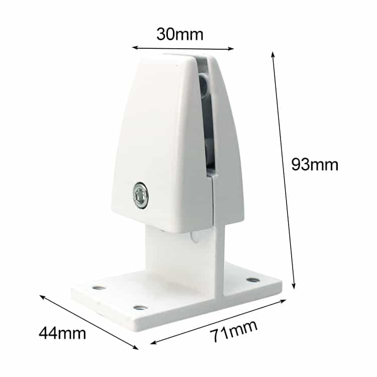 Aluminum T-Shape Office Desktop Screen Fixing Clip (White) - Secure & Stylish Fixation 2 Aluminum T-Shape Office Desktop Screen Fixing Clip (White) - Secure &Amp; Stylish Fixation - Image 2