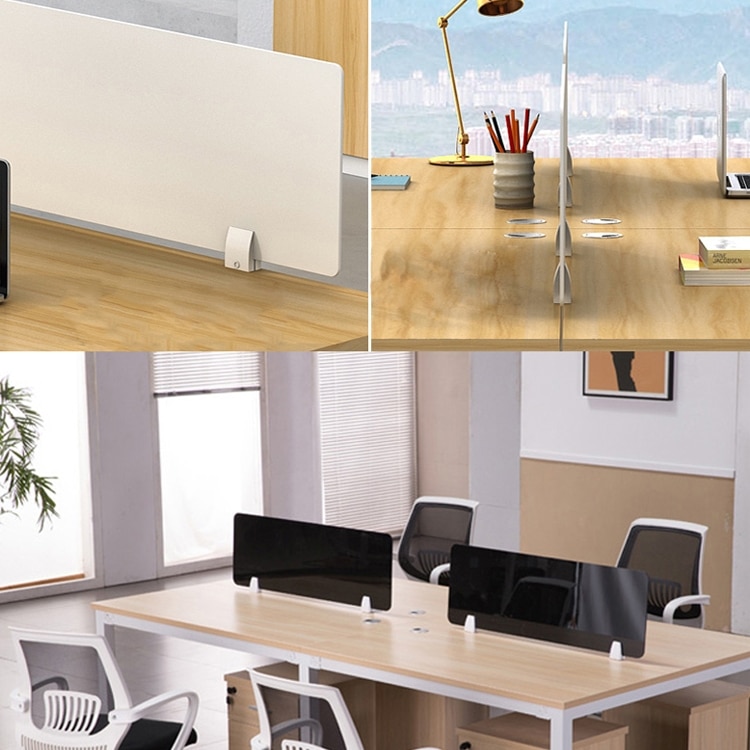 Aluminum T-Shape Office Desktop Screen Fixing Clip (White) - Secure & Stylish Fixation 4 Aluminum T-Shape Office Desktop Screen Fixing Clip (White) - Secure &Amp; Stylish Fixation - Image 4