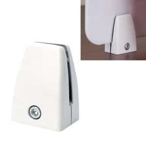 Aluminum Alloy Desktop Screen Fixing Clip (White) - Office Partition Organizer