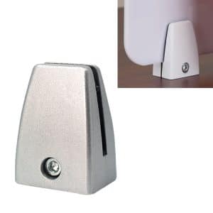 Aluminum Alloy Office Desktop Screen Fixing Clip | Silver, Flat Shape | Easy Install