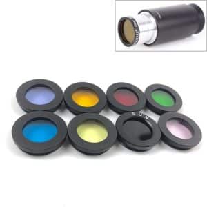 Datyson 1.25" Planet Moon Nebula Filter Set - 8 Colors, Neutral Edition