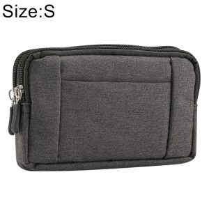 Sporty Denim Waist Bag for 5.2" Smartphones - Compact & Stylish Carry Solution