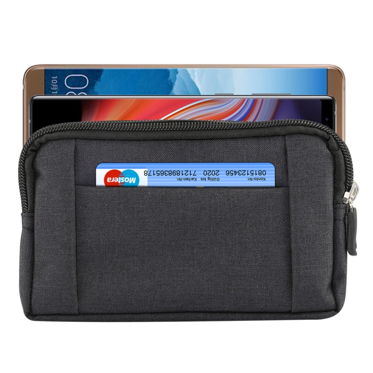 Sports Denim Waist Bag for 5.5~6.3" Phones, Size: L - Universal Fit, Multiple Colors 6 Sports Denim Waist Bag For 5.5~6.3&Quot; Phones, Size: L - Universal Fit, Multiple Colors - Image 6