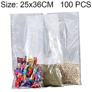 Freshly packaged snack and grain ziplock bags, ideal for food storage and organization, available in bulk.