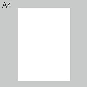 Syndmart poster board with A4 paper size for printing and office use, gray background, professional stationery design, promotional template for marketing or advertising materials.