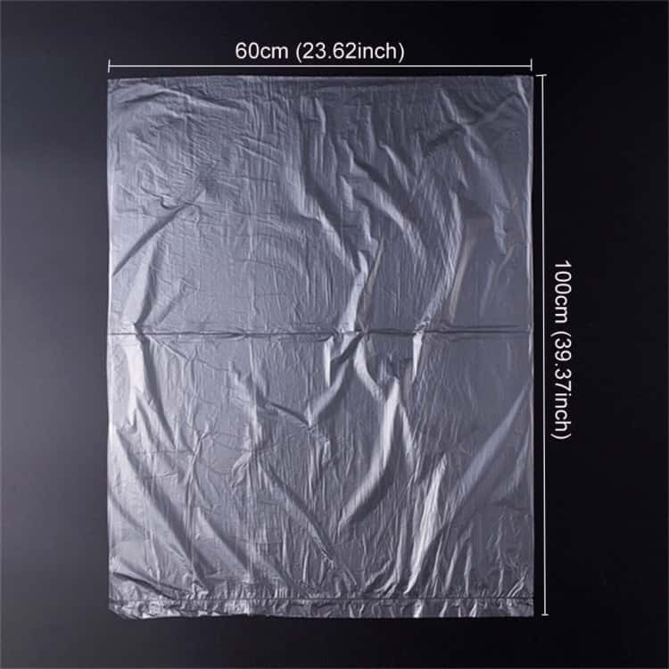 100-pack 2.8C Dust-proof PE Bags 60x100cm - Moisture-proof Seal, Versatile Use 3 60Cm X 100Cm Plastic Bag For Packaging And Storage, Lightweight And Durable, Suitable For Industrial Or Household Use During Shopping, Waste Disposal, Or Moving.