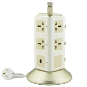 VONETS WiFi-SB-L3 3-Layer Smart Power Sockets: 8 Outlets, 2 USB, RJ45 Port - 300Mbps