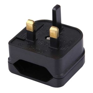 Power up worldwide with BS-5732 Portable EU to UK Plug Adapter - Travel Essential