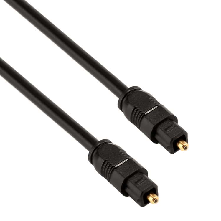 EMK 2m Toslink Male to Male Optical Audio Cable - OD4.0mm - Digital Sound 2 Emk 2M Toslink Male To Male Optical Audio Cable - Od4.0Mm - Digital Sound - Image 2