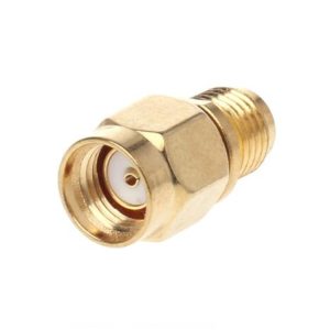 Gold Plated RP-SMA Male to SMA Female Adapter - Reliable Signal Transfer