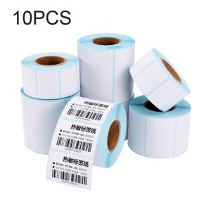 10 PCS 60x40mm Thermal Barcode Label Paper - 700 Sheets - Self-Adhesive