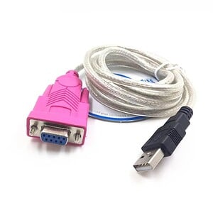 1.5m USB to RS232 Female Serial Port Computer Cable • Reliable Connectivity & Data Transfer