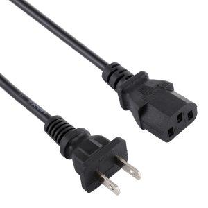 1.2m Three-Hole Desktop Host Computer Power Cord - Convenient Length & Reliable Power